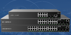 Grandstream潮流网络GWN7803P千兆24口POE二层4光VLAN交换